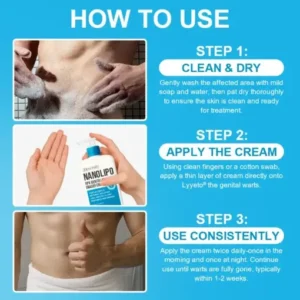 LYYETO® NANOLIPO HPV GENITAL WARTS ERASER CREAM