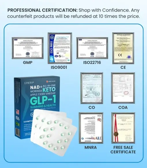 Lyyeto® GLP-1 Slimming & Health SlimFusion Vitality Core Pearls