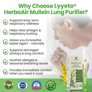 Lyyeto® HerbaAir Mullein Lung Purifier ACE 1