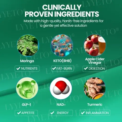 Lyyeto® Keto All-in-one Moringa NAD+ GLP-1