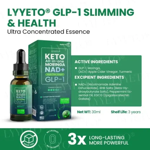 Lyyeto® Keto All-in-one Moringa NAD+ GLP-1