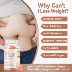 Lyyeto® LeanVita GLP-1 with NAD+Gummies 4
